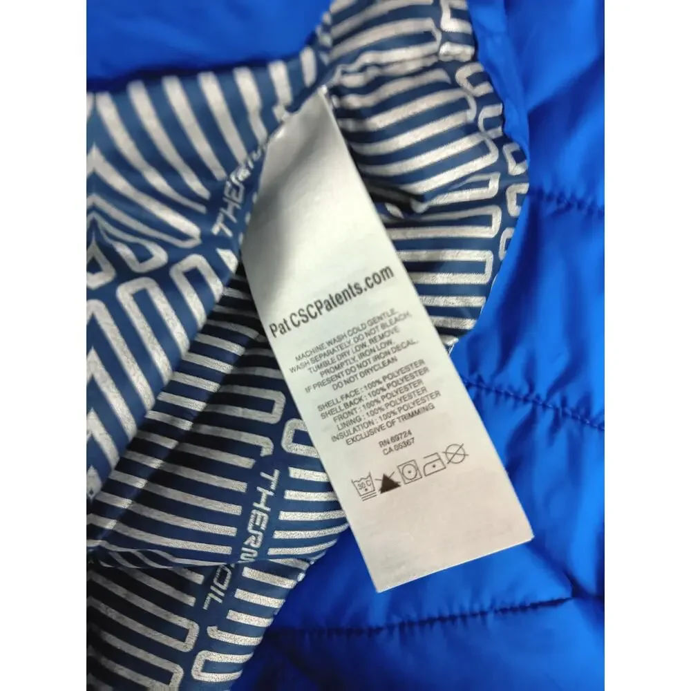 Columbia Oyanta Trail Hybrid Hooded Puffer Jacket Mens‎ XXL Blue Therma Coil Zip
